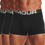 Under Armour 3P Charged Cotton 3in Boxer Svart bomull Large Herre