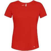 Under Armour Speed Stride Short Sleeve Rød polyester Small Dame