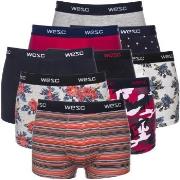 WESC 9P Mixpack Boxer Briefs Mixed bomull Medium Herre