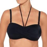 Wiki Basic Bandeau Bikini Top Svart B 80 Dame