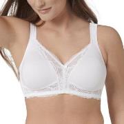 Triumph BH Modern Lace Cotton Soft Bra Hvit B 75 Dame