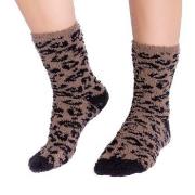 PJ Salvage Strømper Fun Print Cozy Socks Leopard polyester One Size