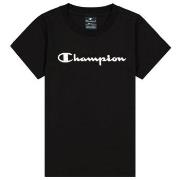 Champion Classics Crewneck T-shirt For Girls Svart bomull 110-116