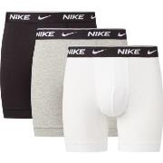 Nike 3P Everyday Essentials Cotton Stretch Boxer Svart/Grå bomull Medi...