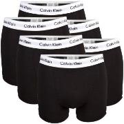 Calvin Klein 6P Cotton Stretch Trunks Svart/Hvit bomull Medium Herre