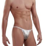 Doreanse Men G-string Sølv polyester Medium Herre