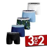 Björn Borg 5P Essential Shorts 2115 Blå/Hvit bomull Medium Herre