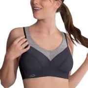 Anita BH Active Wool Sport Bra Grå/Svart C 80 Dame