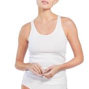 Bread and Boxers Women Ribbed Tank Top Hvit bomull X-Small Dame