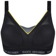 Shock Absorber BH Active Shaped Support Bra Svart/Gul B 75 Dame