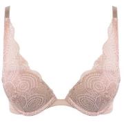 Wonderbra BH Refined Glamour Triangle Push Up Bra Pearl A 80 Dame