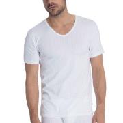 Calida Pure and Style V-shirt Hvit bomull X-Large Herre