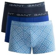 Gant 3P Icon G Trunk Blå bomull Medium Herre