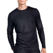Bread and Boxers Active Long Sleeve Shirt Svart polyester Small Herre