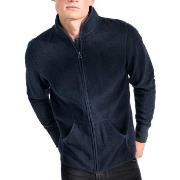 Bread and Boxers Fleece Jacket Marine polyester Small Herre