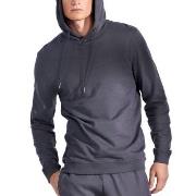 Bread and Boxers Organic Cotton Men Hooded Shirt Grafit Small Herre