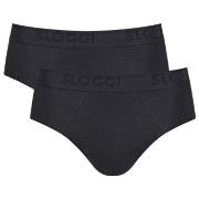 Sloggi 2P Men FREE Evolve Brief Svart økologisk bomull Large Herre