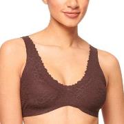 Sloggi BH ZERO Feel Lace 2.0 Bralette Brun X-Small Dame