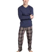 Jockey Pyjama 11 Mix Blå/Brun Large Herre