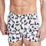 Jockey Woven Boxer Hvit bomull Medium Herre