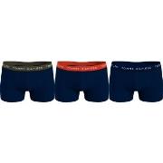 Tommy Hilfiger 3P Logo Essential Trunks Mørkblå Small Herre