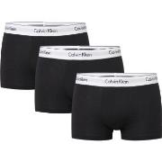 Calvin Klein 3P Modern Cotton Stretch Trunk Svart bomull Large Herre