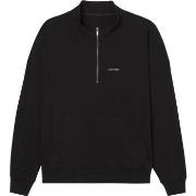 Calvin Klein Modern Cotton Lounge Q Zip Sweatshirt Svart Small Herre