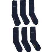 Gant Strømper 6P Soft-Cotton Socks Marine Str 40/42 Herre