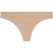 Calvin Klein Truser Fusion Flex Thong Beige polyamid Large Dame