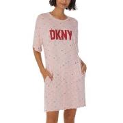 DKNY Less Talk More Sleep Short Sleeve Sleepshirt Rosa viskose Medium ...