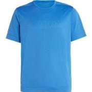 Calvin Klein Sport Logo Gym T-Shirt Blå polyester Medium Herre