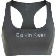 Calvin Klein BH Sport Medium Support Sports Bra Grå X-Large Dame