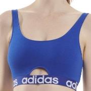 adidas BH Scoop Bralette Jeansblå bomull Small Dame