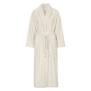 Damella Soft Velour Terry Robe Hvit Large Dame