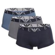 Armani Cotton Knit Boxer Trunk 3P Ubestemt Farge bomull Large Herre