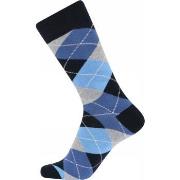 JBS Strømper Patterned Cotton Socks Blå/Grå Str 40/47 Herre