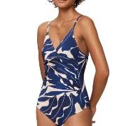 Triumph Summer Allure Padded Swimsuit 01 Hvit/Blå F 40 Dame