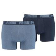 Puma 2P Basic Boxer Blå bomull XX-Large Herre