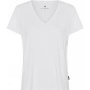 JBS of Denmark Bamboo Blend V-neck Women T-shirt Hvit Large Dame