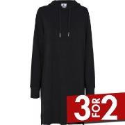 JBS of Denmark Bamboo Hoodie Dress Svart Large Dame