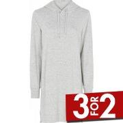 JBS of Denmark Bamboo Hoodie Dress Lysgrå Medium Dame