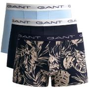 Gant 3P Tropical Leaves Printed Trunks Marine bomull Large Herre