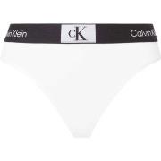 Calvin Klein Truser CK96 Cotton Thong Hvit bomull Medium Dame