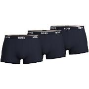 BOSS 6P Cotton Stretch Trunks Mørkblå bomull X-Large Herre