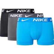 Nike 3P Everyday Essentials Micro Trunks Grå/Blå polyester Medium Herr...