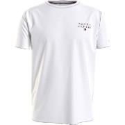 Tommy Hilfiger Cotton Tee Logo T-shirt Hvit bomull Medium Herre