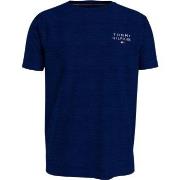 Tommy Hilfiger Cotton Tee Logo T-shirt Marine bomull X-Large Herre