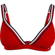 Tommy Hilfiger Swim Triangle Bra Rød Medium Dame