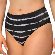 Wiki Swim Tai High Waist Brief Svart/Hvit 48 Dame