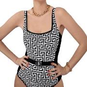 Anita Pure Graphics Swimsuit Svart/Hvit C 40 Dame